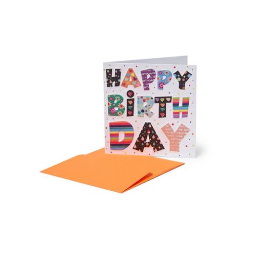 Biglietto Compleanno  7x7cm - Legami Dots