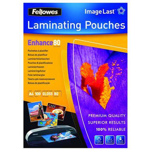 Pouches per Plastificazione A4  2x75my 100pz Fellowes