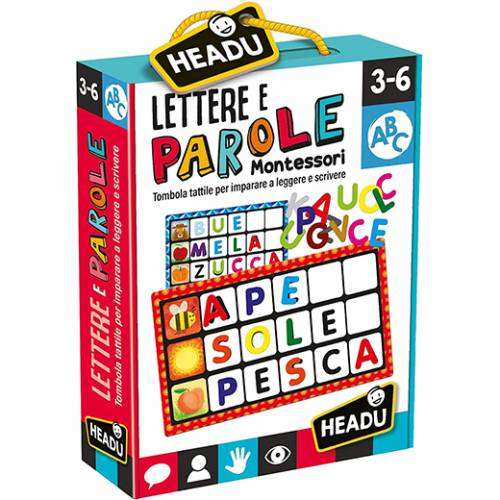 3-6+ Headu Lettere e Parole Montessori