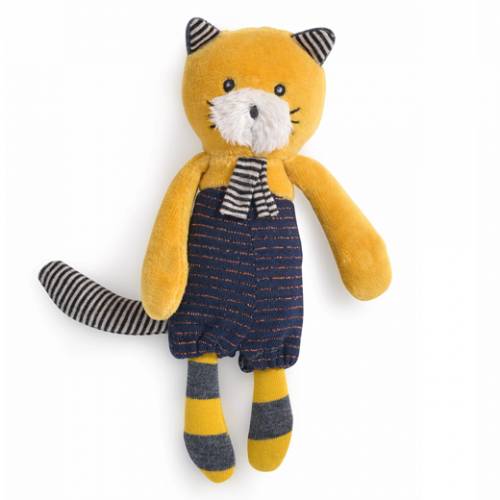 Pupazzo Moulin Roty Les Moustaches, Gattino Lulu 18cm