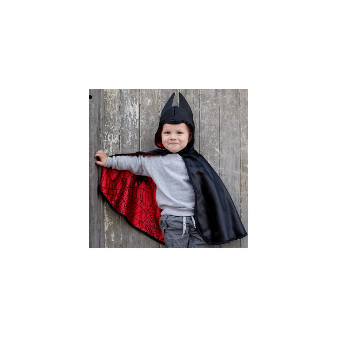 Great Pretenders Cappello per Costume da Carnevale Reversibile  Ragno/Pipistrello - 2 costumi in 1! unisex (bambini)