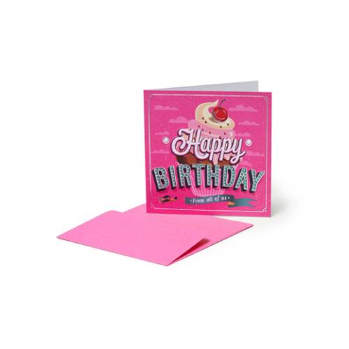 Biglietto Compleanno  7x7cm - Legami Cupcake