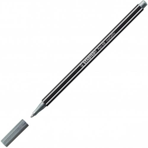 Pennarello Stabilo Pen 68/805 Metallic Argento