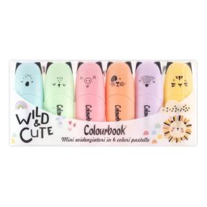 Evidenziatori Colourbook Mini Wild & Cute Conf. 6pz