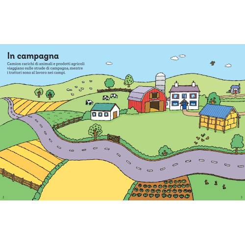 Libro con Stickers Usborne 3+ Camion 100pz