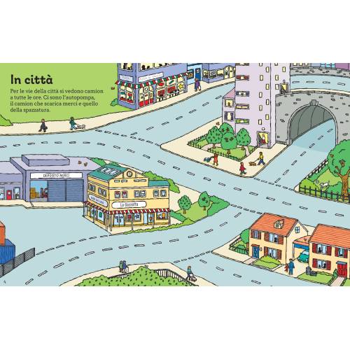 Libro con Stickers Usborne 3+ Camion 100pz