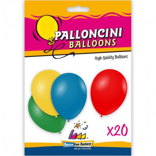 Palloncini Lattice Ø 26cm 20pz Colori ass.ti