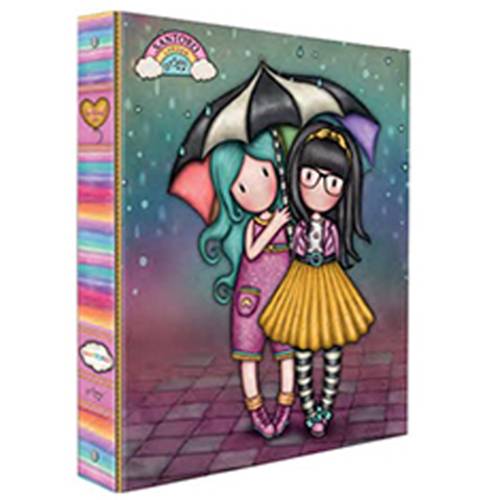 Raccoglitore 4 Anelli 30mm 26x32cm Girl Gorjuss - Love is in the air