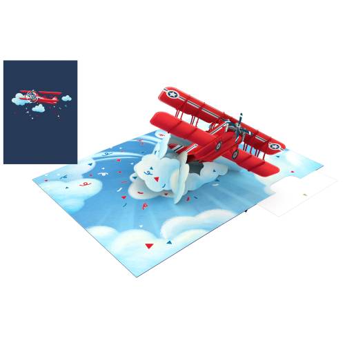 Biglietto Origamo 3D - Airplane