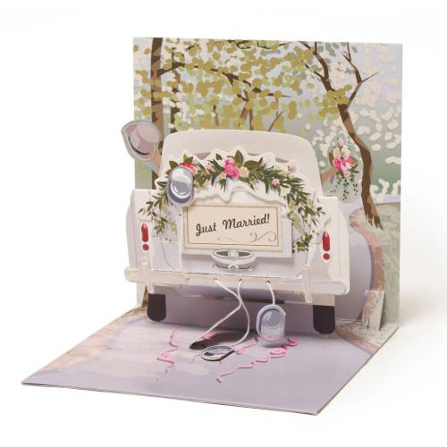 Biglietto Matrimonio 13,6x13,6cm Legami PopUp Weddingcar