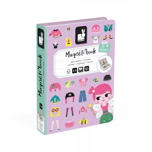 Libro Magnetico Janod 3/8+ Vestiti Ragazza