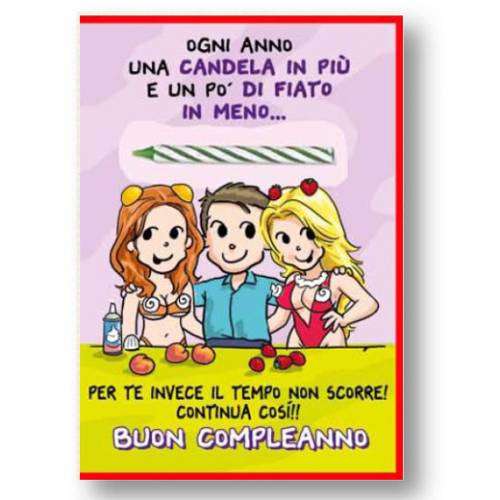 BIGLIETTO CON BUSTA 12x18cm COMPLEANNO JUMPIES